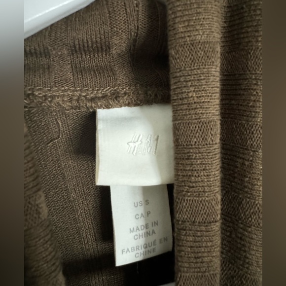 H&M Olive Green Long Sleeve Midi Dress Size S - Picture 7 of 7